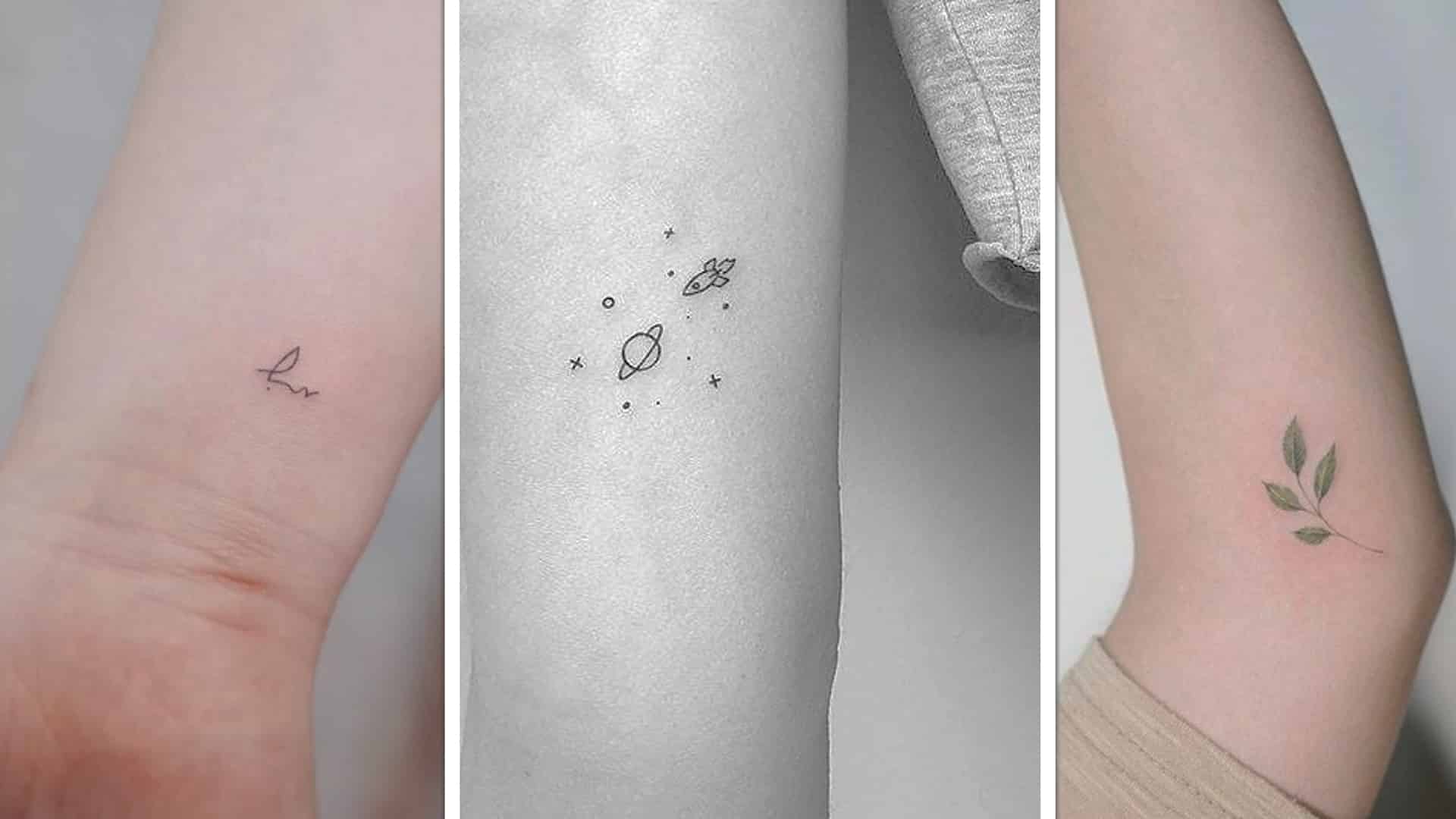 Tatuajes minimalistas pequeños elegantes