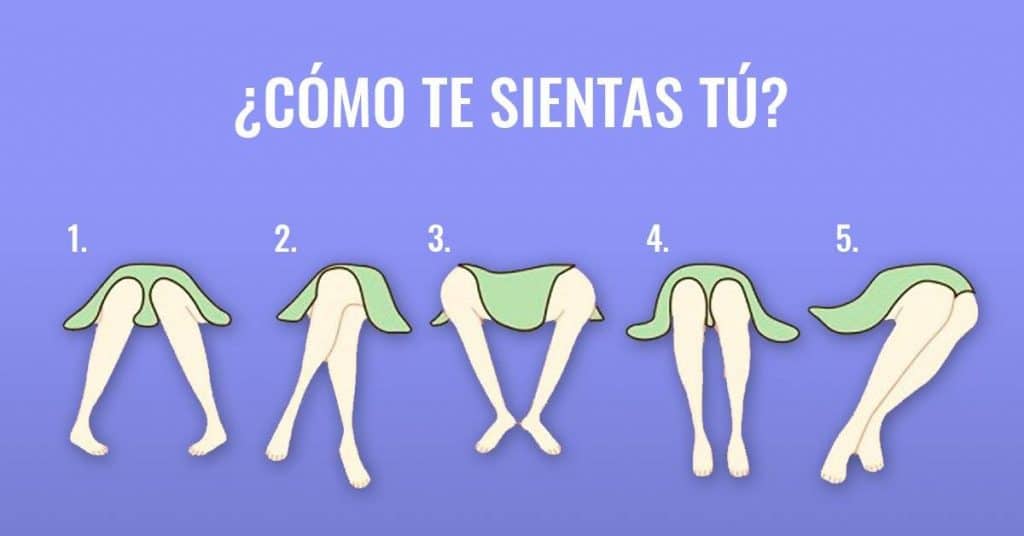 ¿Qué dice de ti tu forma de sentarte según este test?