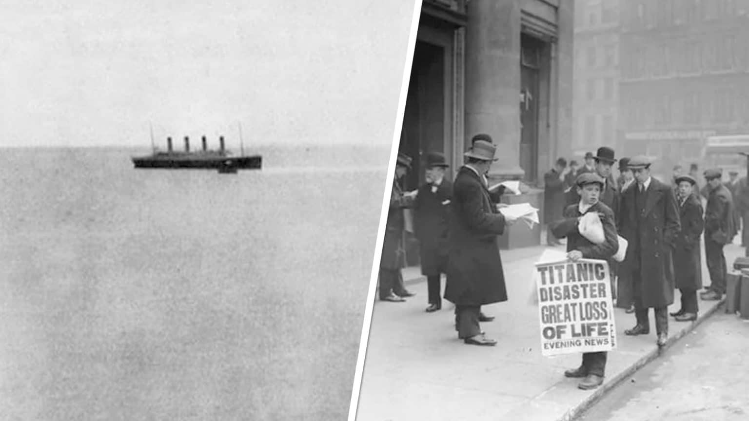 11 fotos que narraron la tragedia del Titanic después del accidente