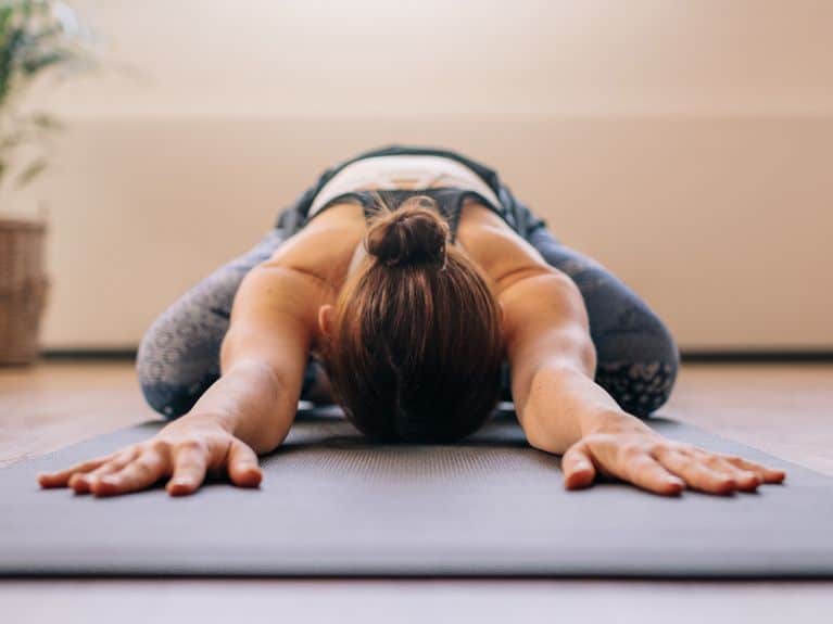 Ejercicios de Yoga para calmar los cólicos