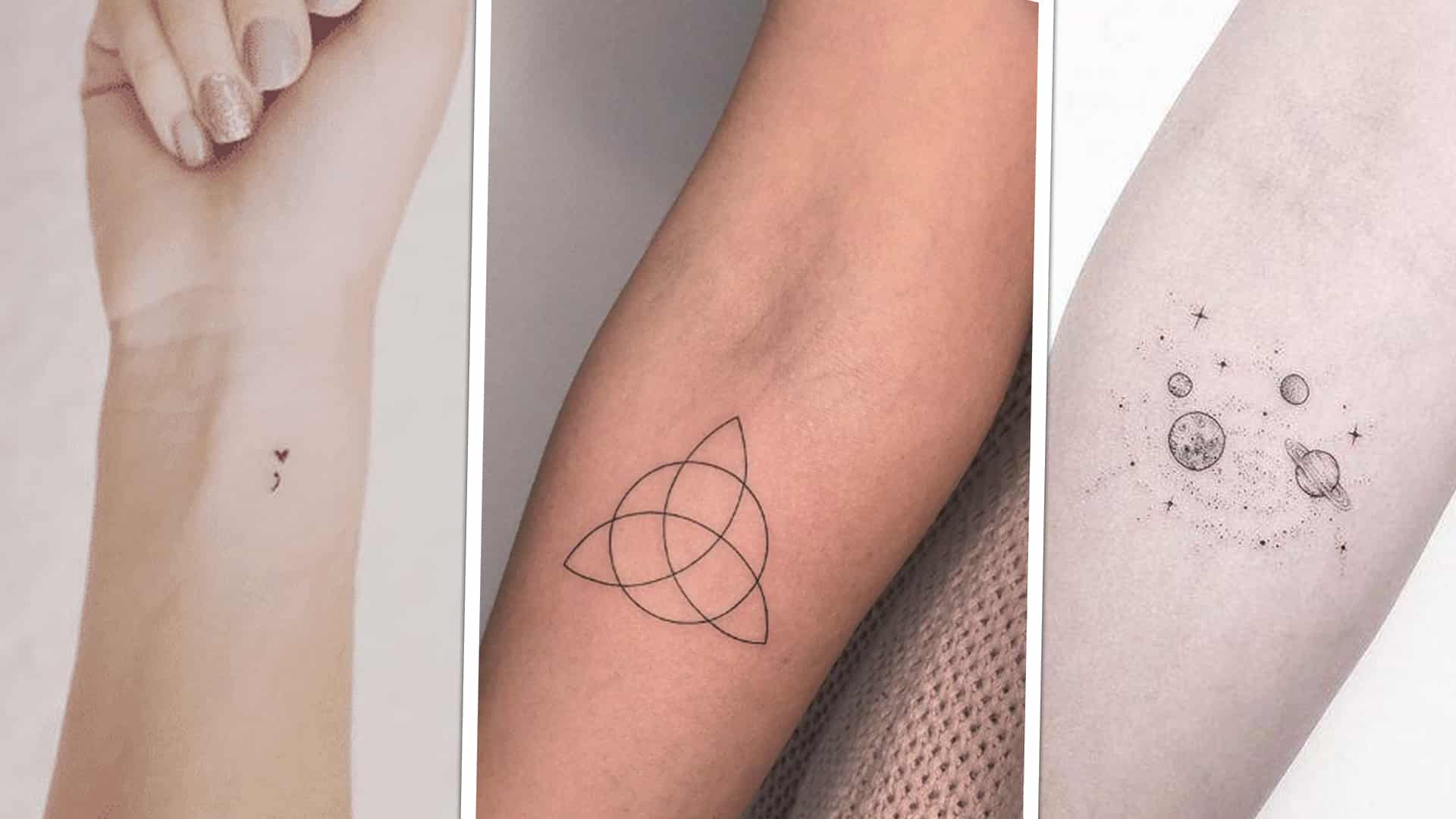 58 ideas de tatuajes minimalistas junto a su significado