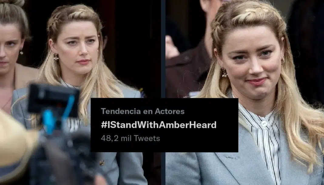 Usuarios crean el hashtag #IStandWithAmberHeard en apoyo a Amber Heard