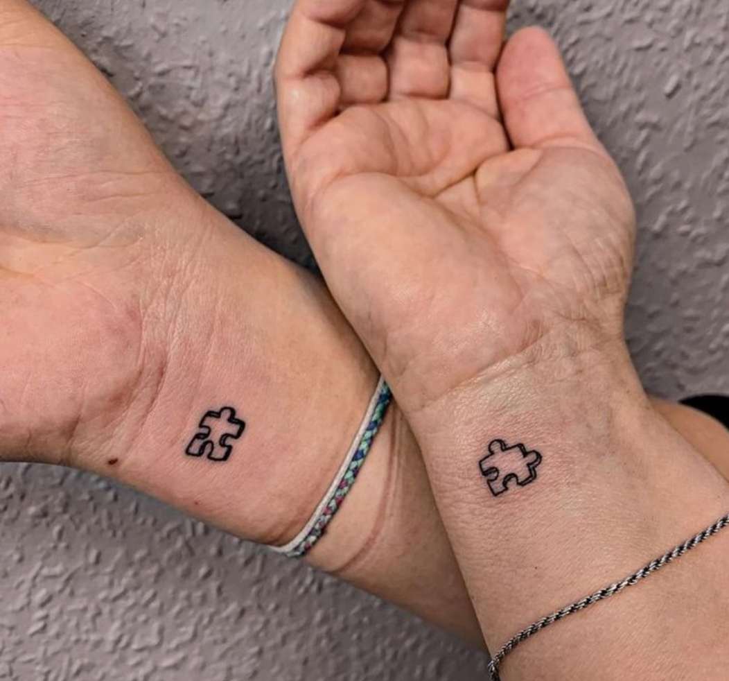tatuajes de puzle para parejas