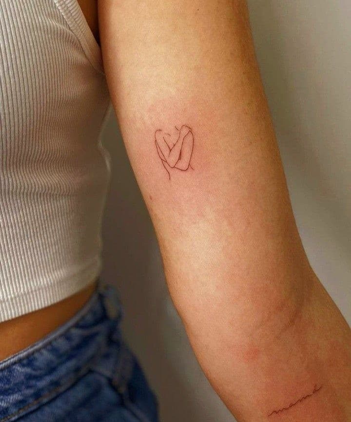 Tatuaje para el brazo de amor propio