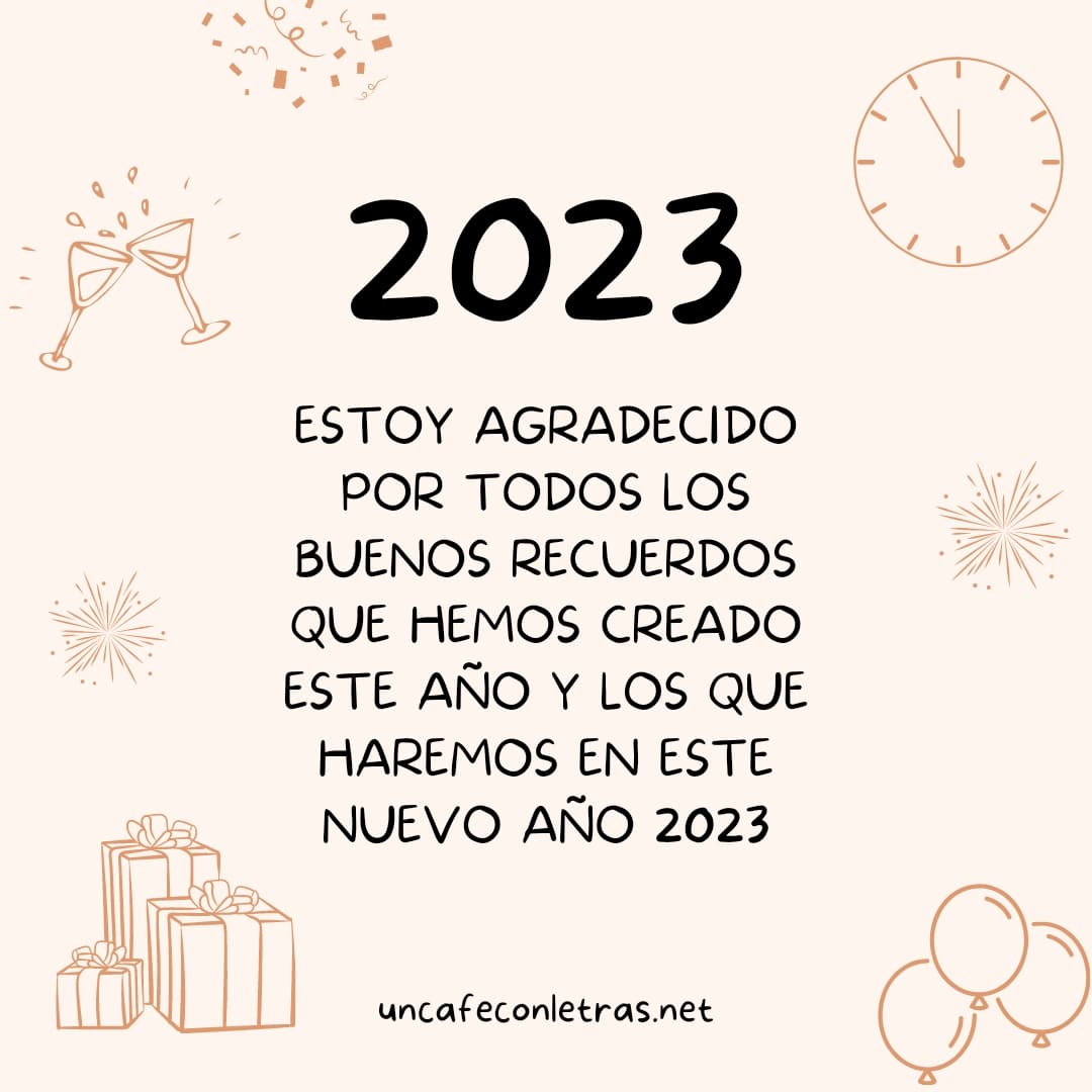 Felicitación de año nuevo 2023