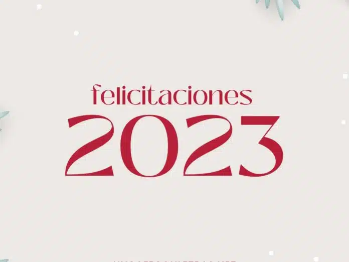 Imágenes de felicitaciones para Año Nuevo 2023