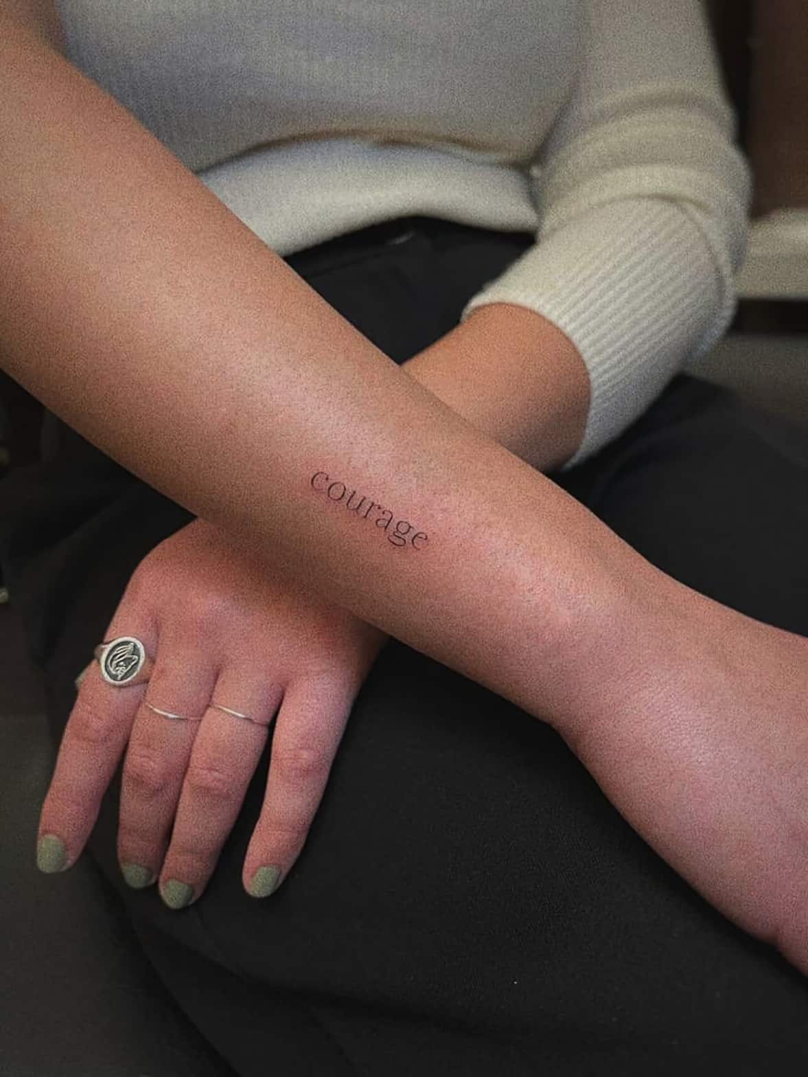 Palabras para tatuarse - Courage