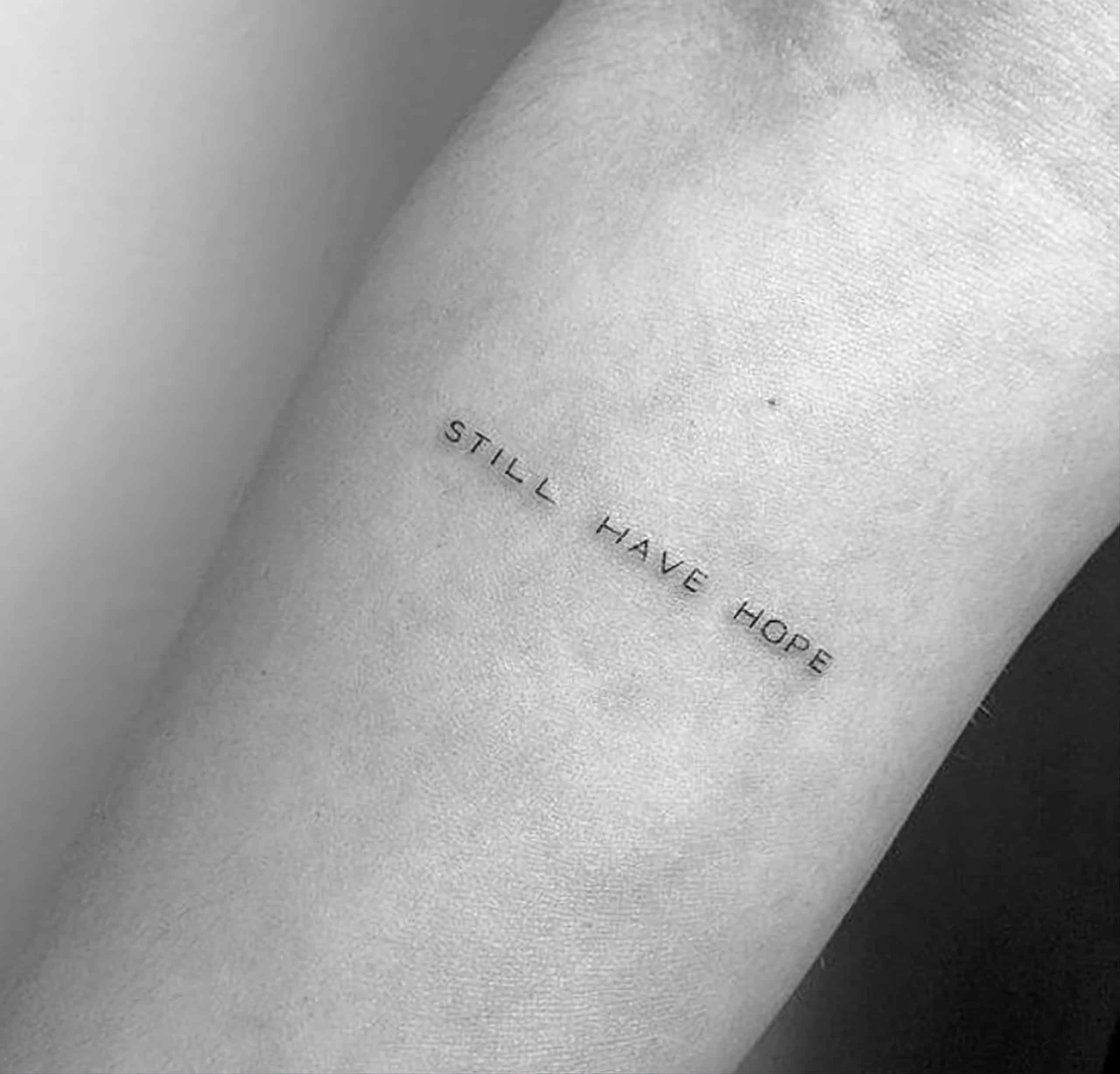 Frases para tatuarse - Still have hope